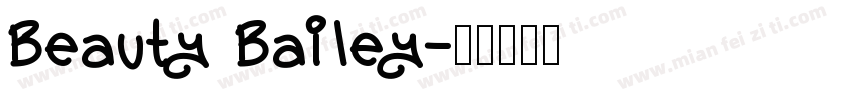 Beauty Bailey字体转换